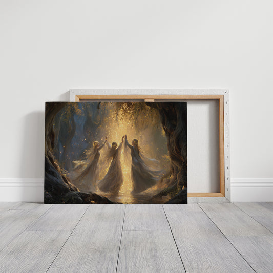 Ancient Dance In Golden Light