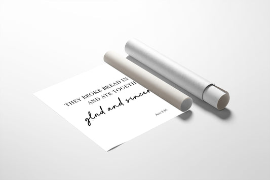 Sacred Fellowship In Typography