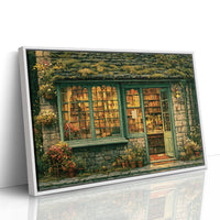 Bookshop Wrapped in Green