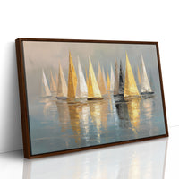 Golden Sails Dance At Dawn