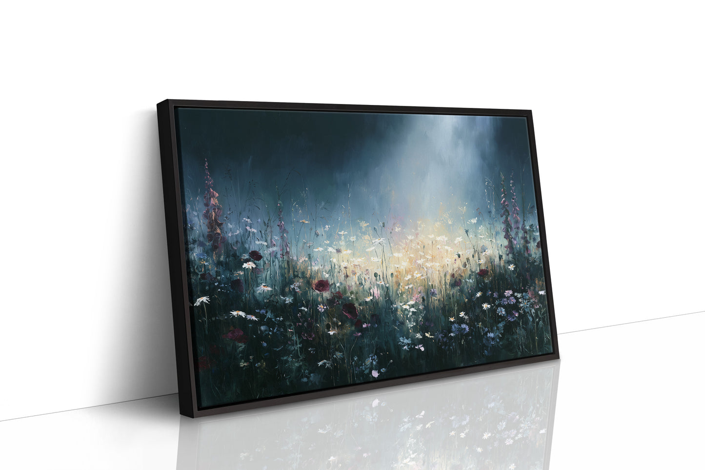 Wildflowers Under Moonlight