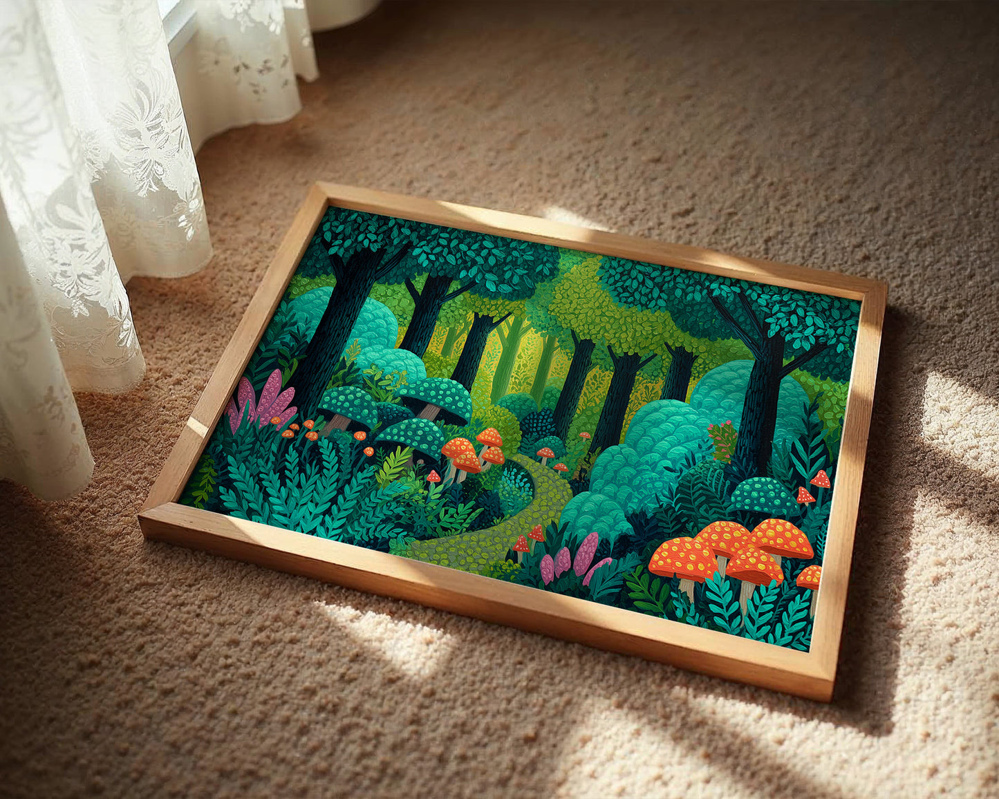 Secret Paths Between Magic Mushrooms