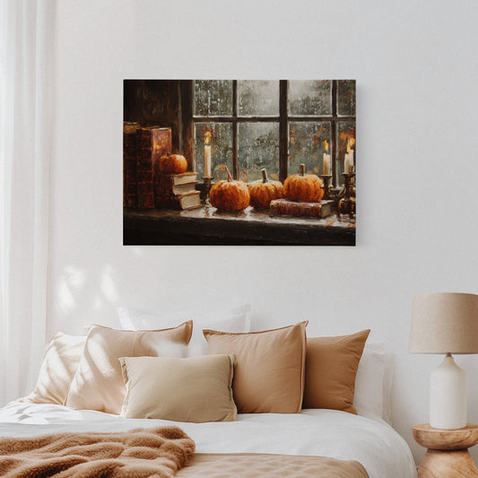 Harvest Light Through Rainy Glass