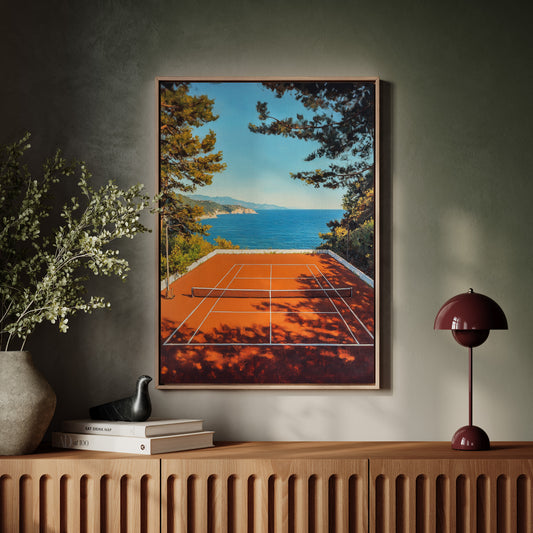 Mediterranean Match Point At Sunset