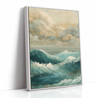 Sea Memory In Wooden Frame