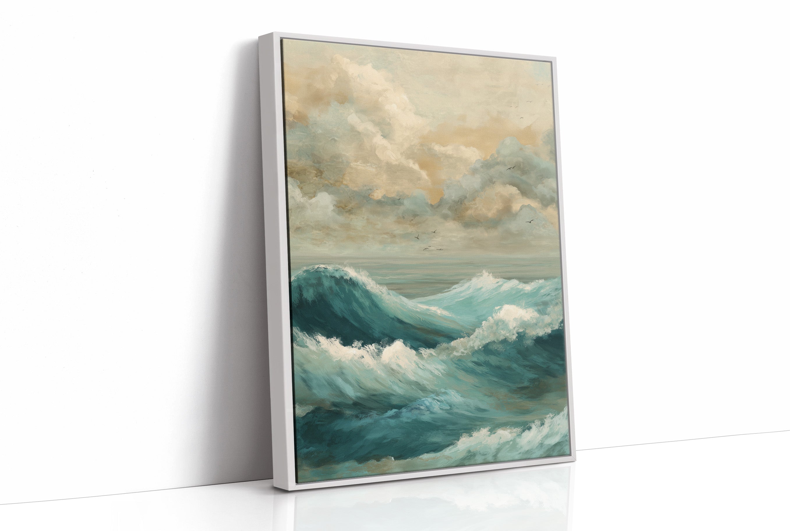 Sea Memory In Wooden Frame