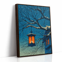 Winter Lantern in the Snow
