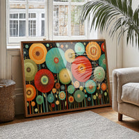 Midnight Garden Blooms In Color