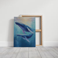 Cerulean Giants Dance Below Light