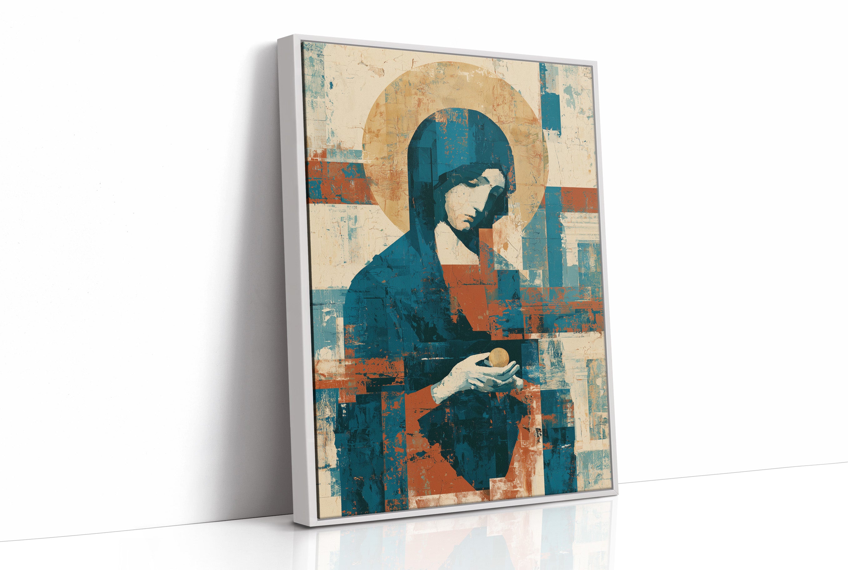 Halo in Blue and Rust
