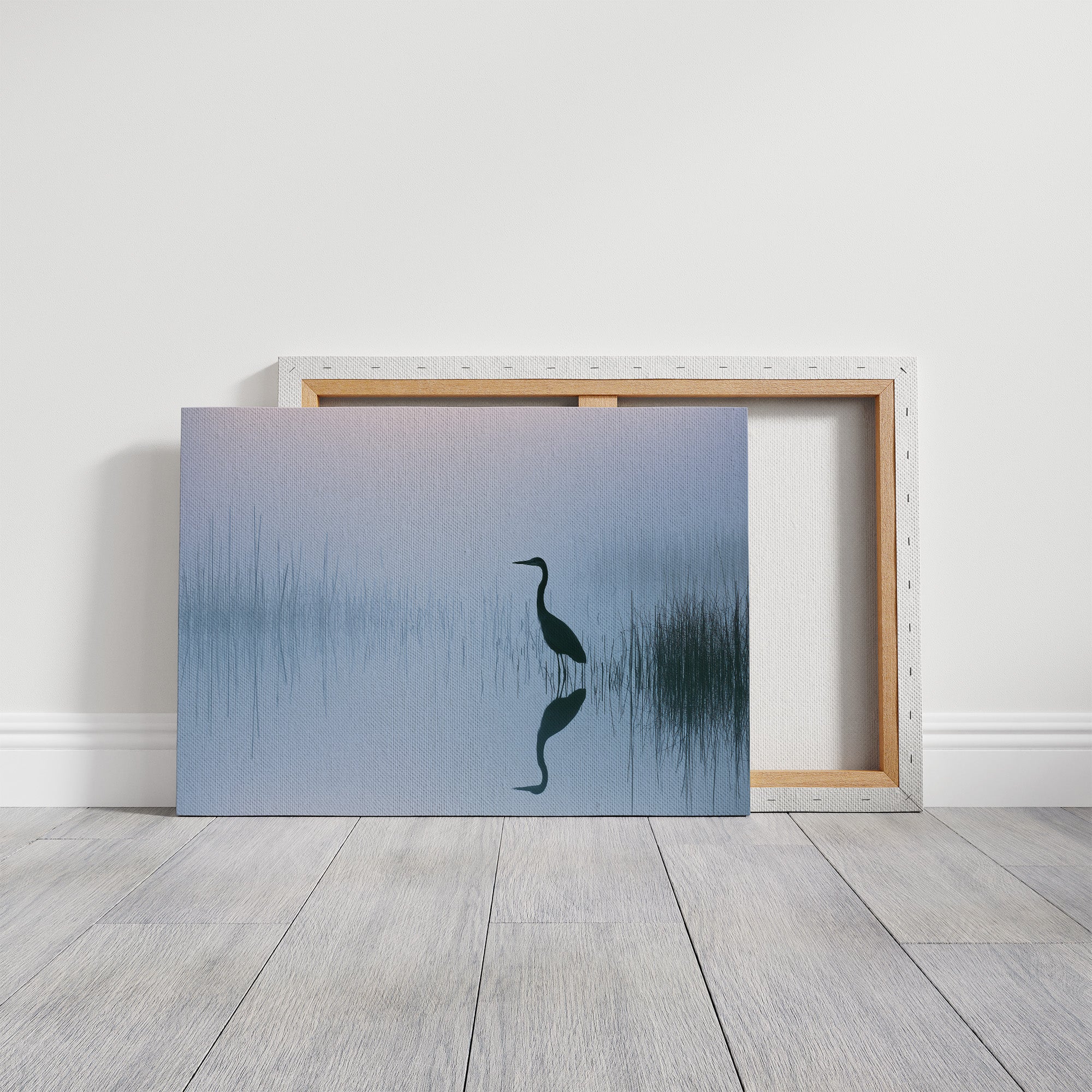 Stillness Before the Heron