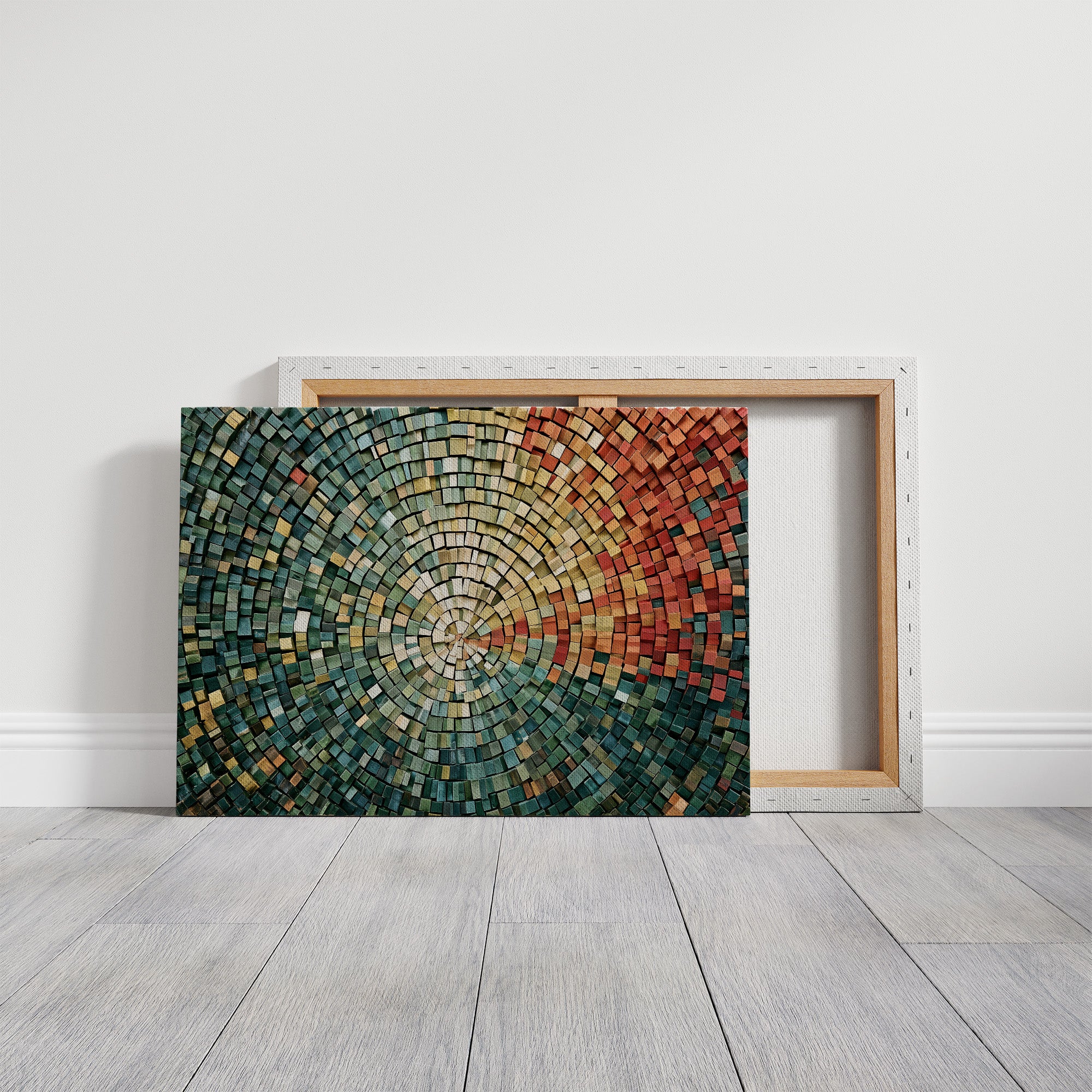 Radiating Terracotta and Sage