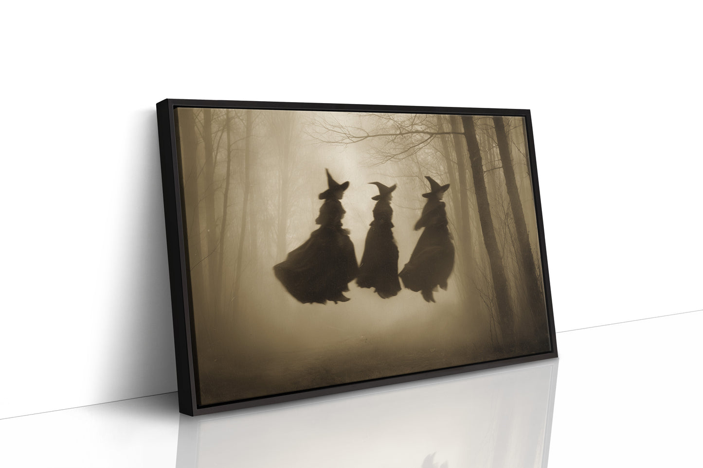 Witches Gather In Misty Woods
