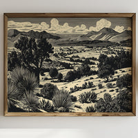 Desert Plains Dance With Mountains