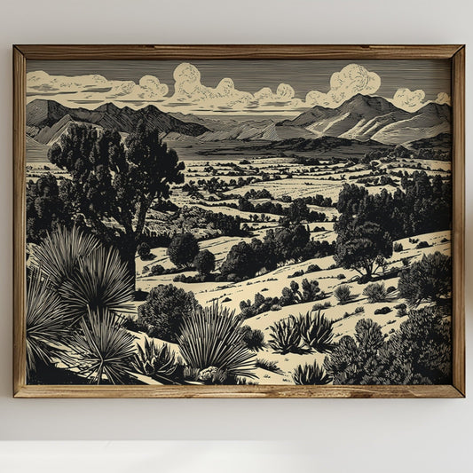 Desert Plains Dance With Mountains