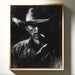 Midnight Cowboy in Charcoal Shadows