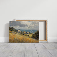 Sailboats Dance Past Golden Hills
