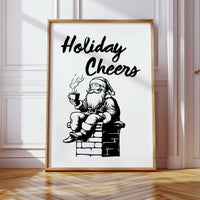 Santa Sips His Midnight Coffee Break