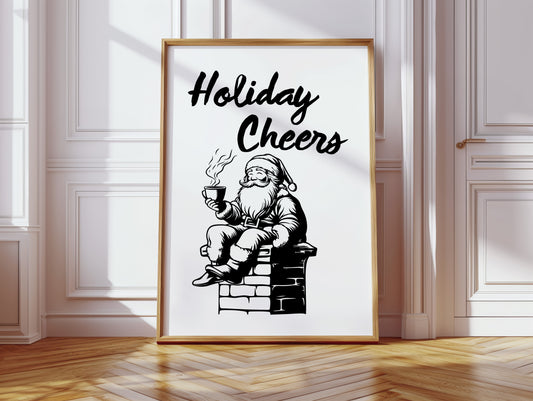 Santa Sips His Midnight Coffee Break