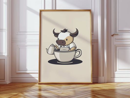 Teacup Barista Makes Morning Magic
