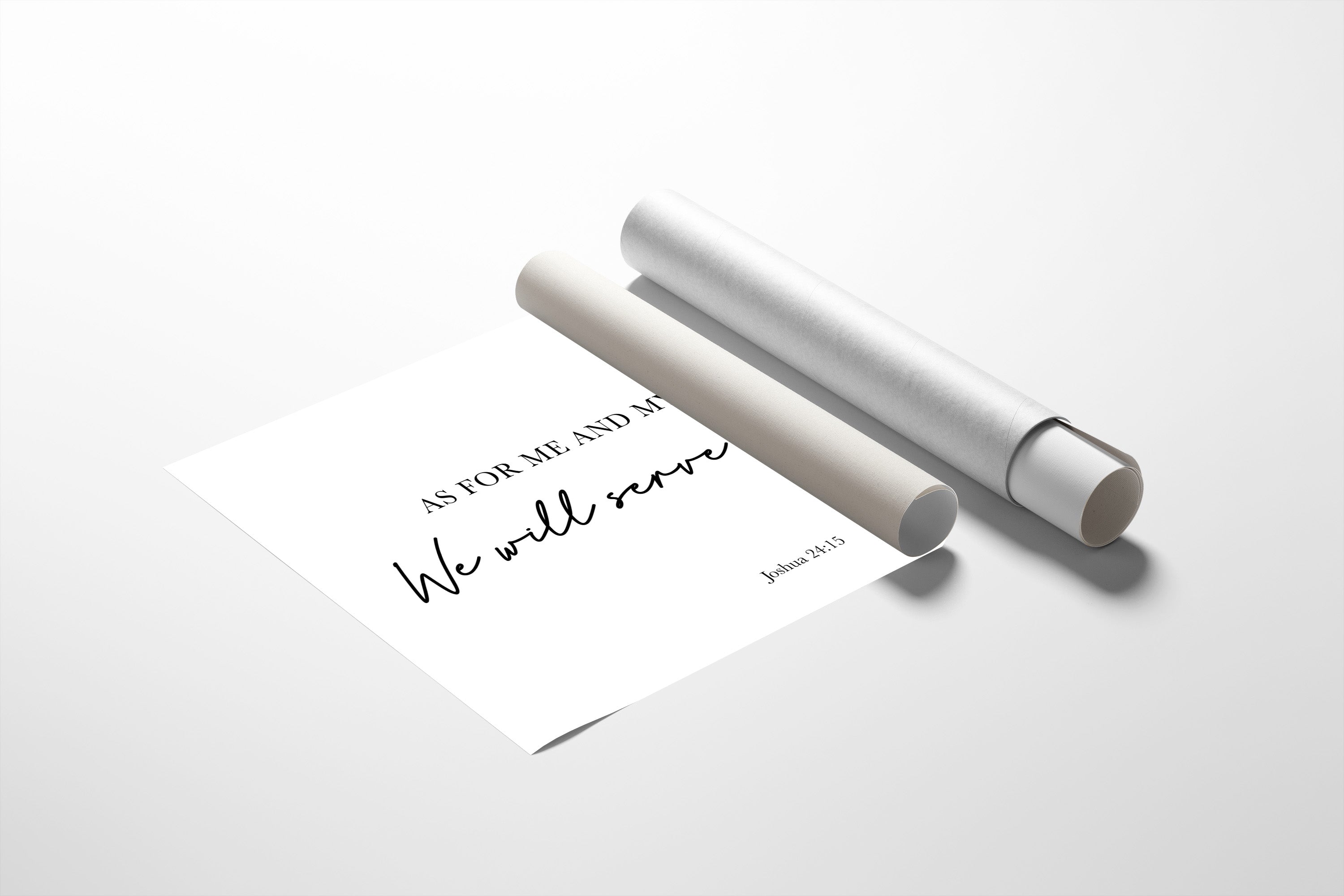 Sacred Declaration In Elegant Typography