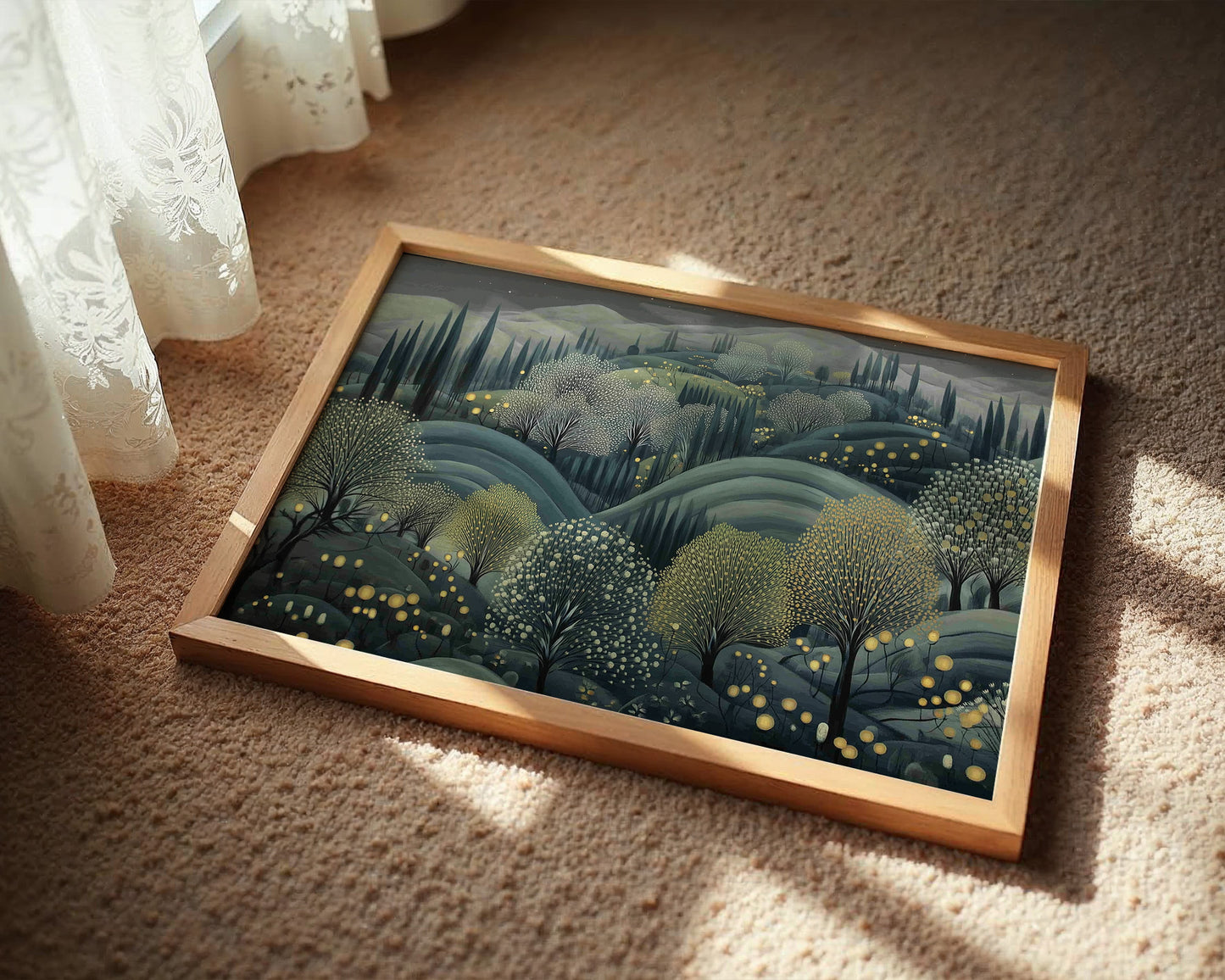 Fireflies Dance Through Tuscan Hills