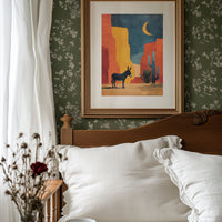 Desert Moon Finds Silent Companions