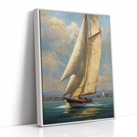 Sails Catch Afternoon's Golden Promise