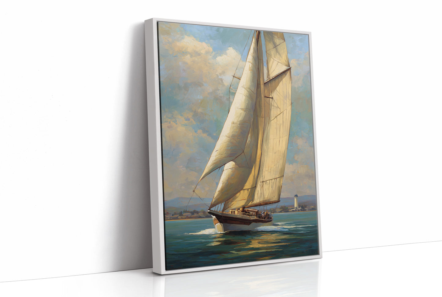 Sails Catch Afternoon's Golden Promise