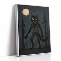 Moonlit Beast Of Pine Forest
