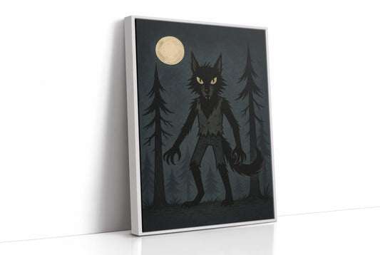 Moonlit Beast Of Pine Forest