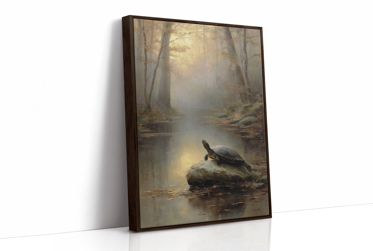 Solitude Bathes in Golden Mist