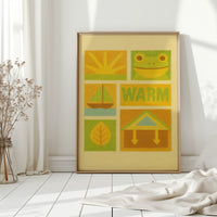 Warm Days with Frog and Sun