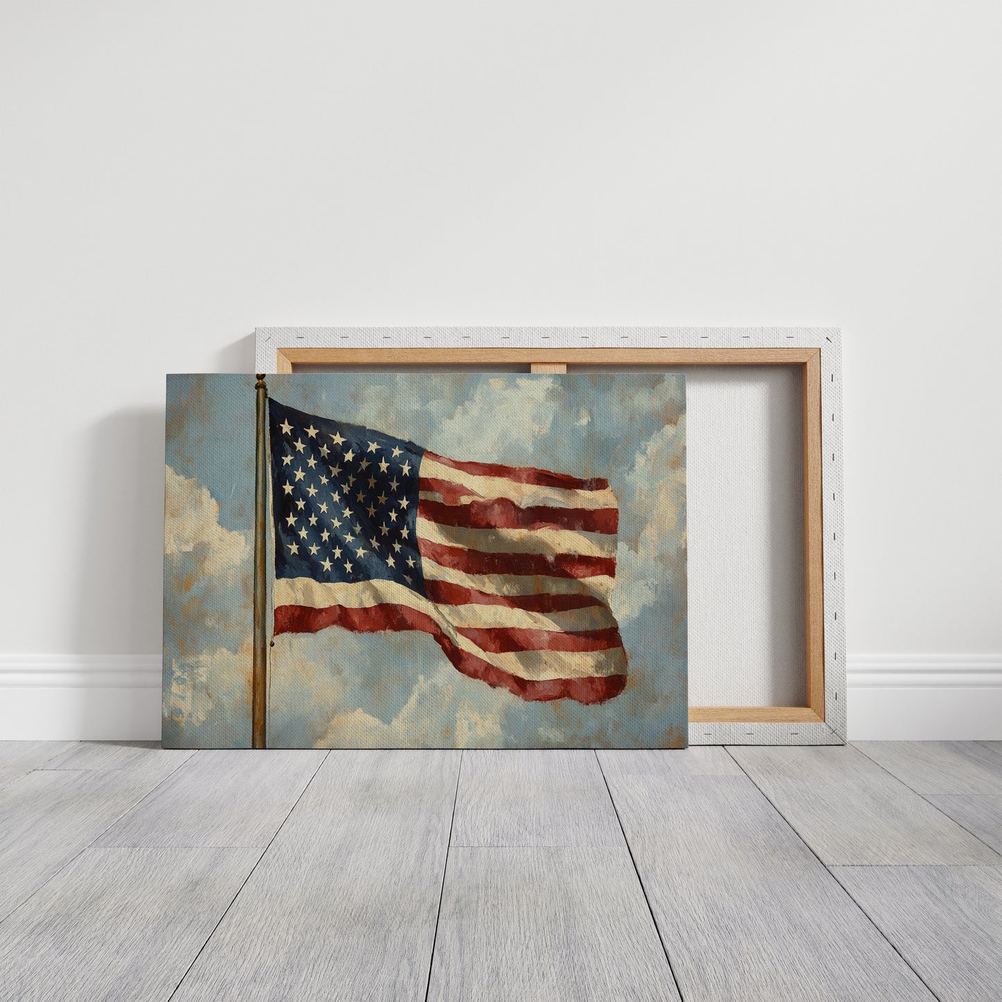 Liberty's Colors Dance Above Summer Clouds