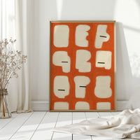 Minimal Shapes on Burnt Orange Grid