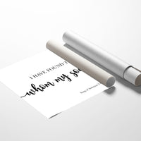 Sacred Vows in Elegant Typography