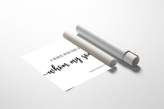 Sacred Vows in Elegant Typography
