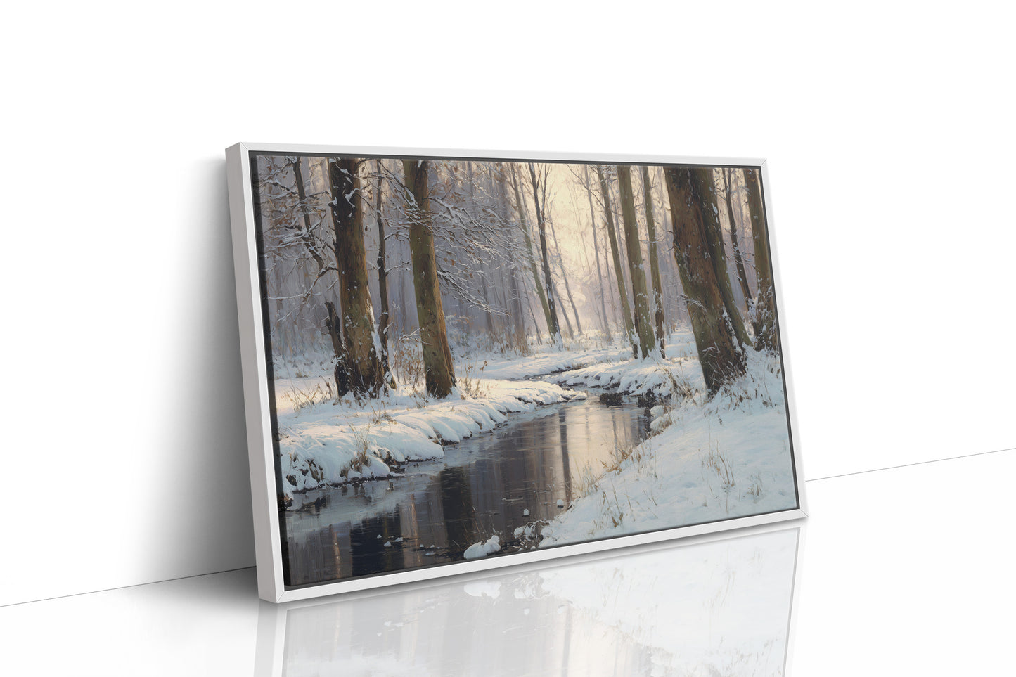 Winter Creek Finds Golden Light