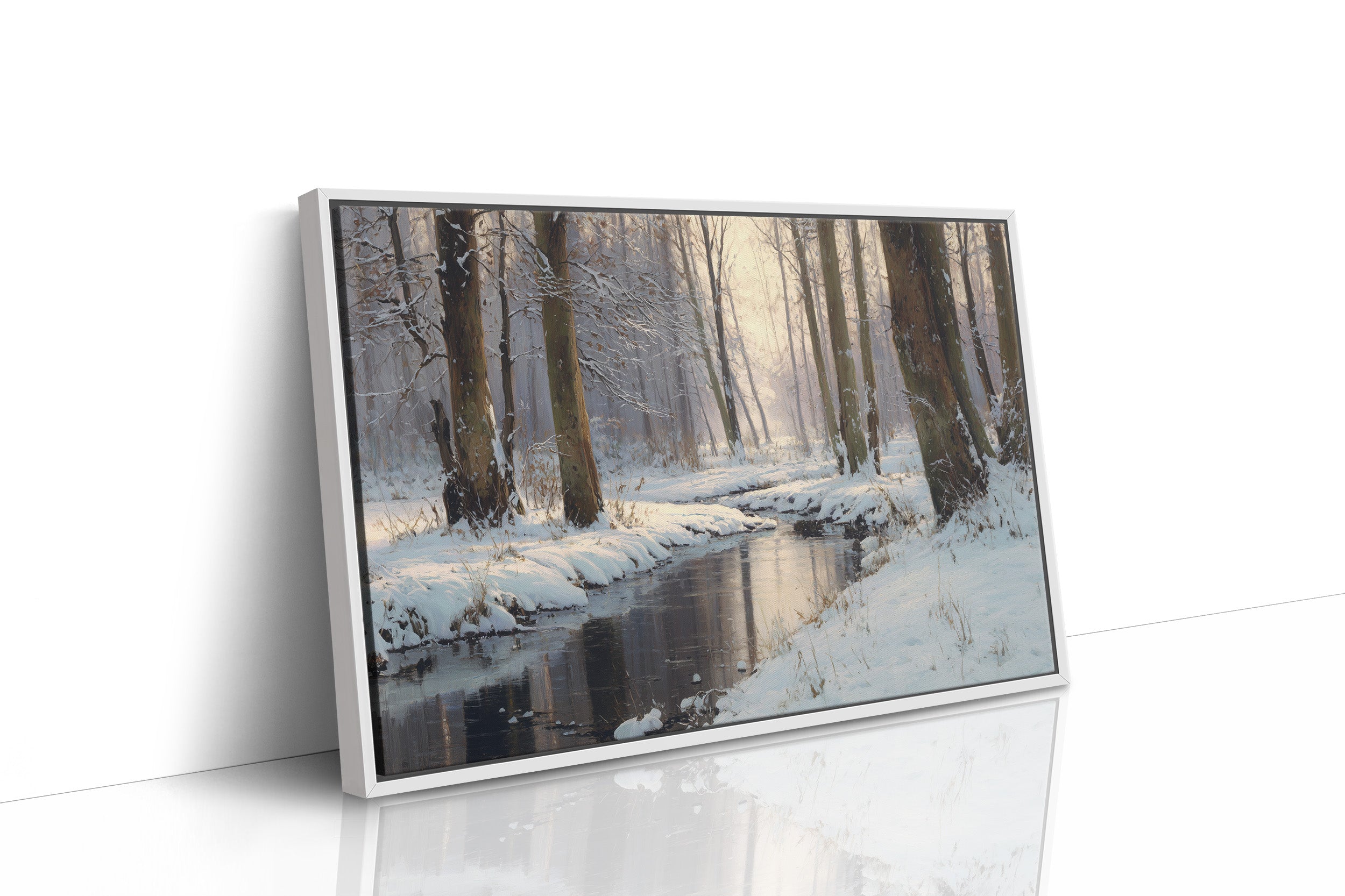 Winter Creek Finds Golden Light