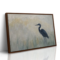Heron in the Marsh Grass