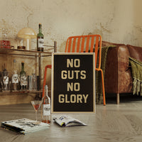 No Guts No Glory Vintage Poster