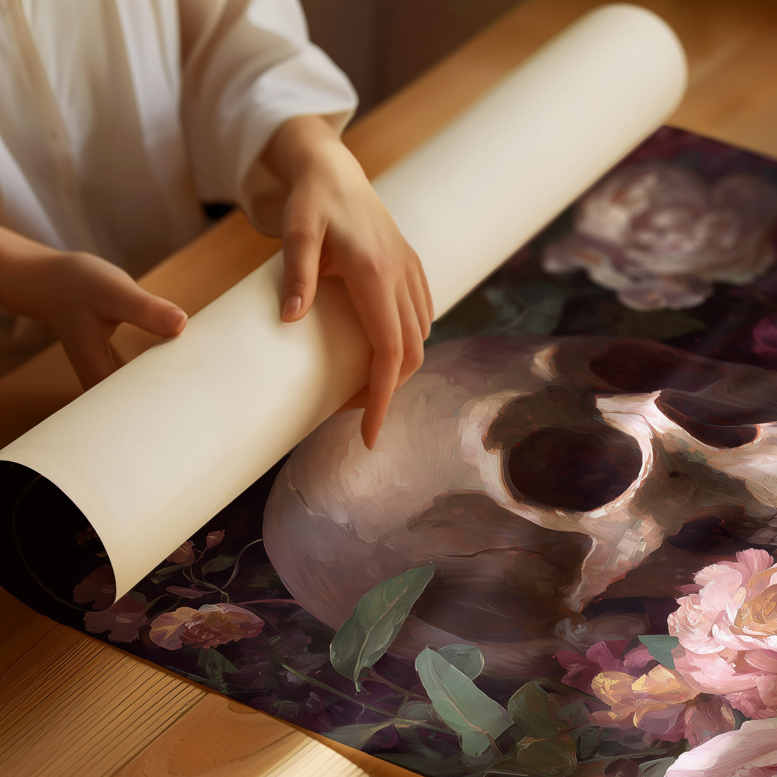 Blossoms Cradle Mortality's Pale Throne