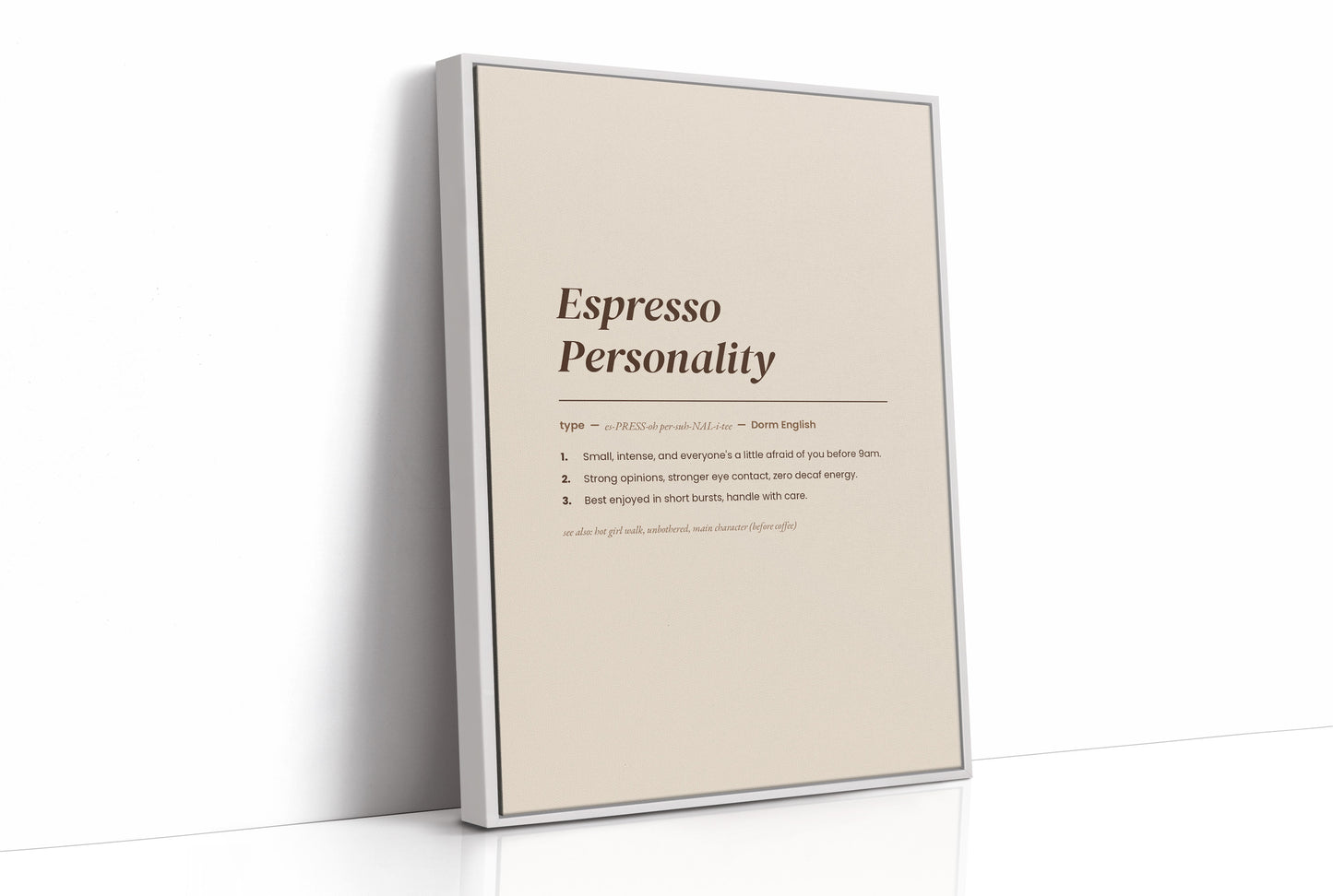 Espresso Personality