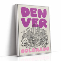 Denver, Bubble Letter Skyline