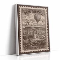 New Mexico Vintage Travel Stamp