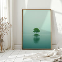 Solitary Tree in Mist