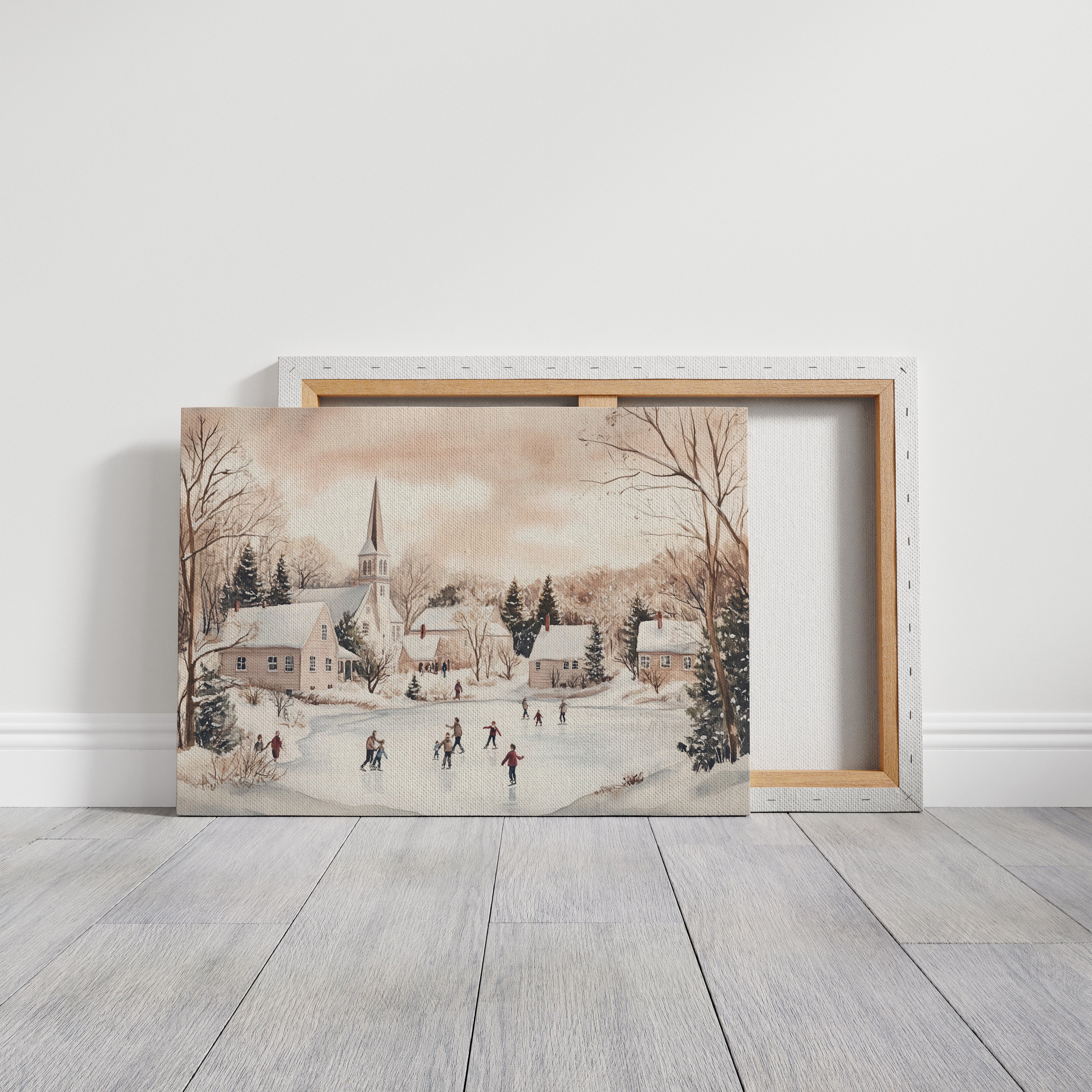 Winter's Dance On Village Ice