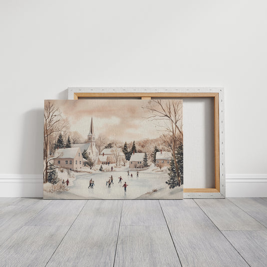 Winter's Dance On Village Ice