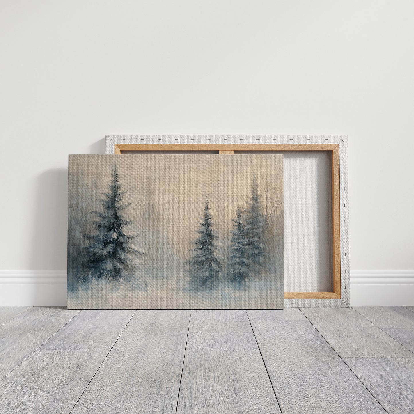 Evergreens Dance Through Winter's Light