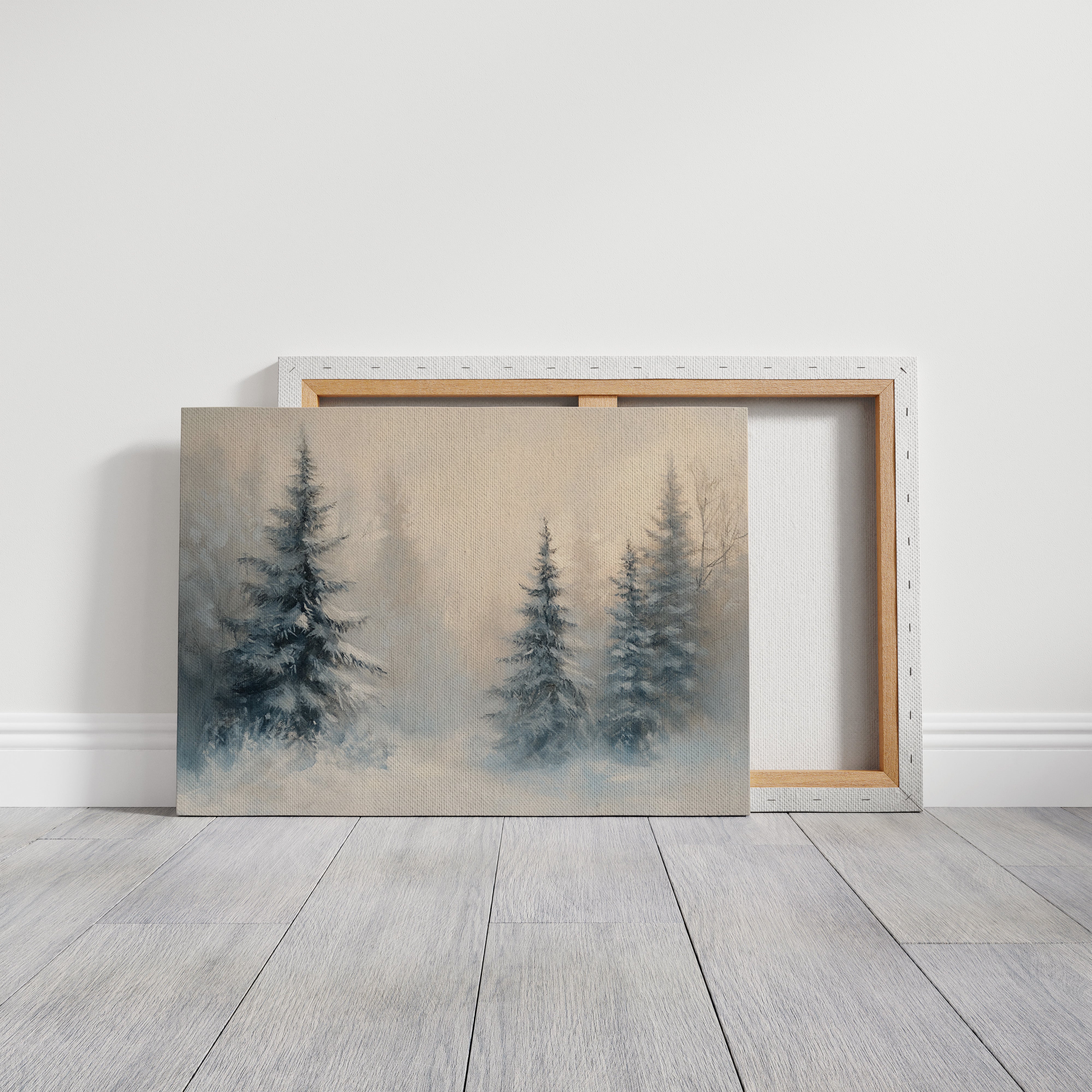 Evergreens Dance Through Winter's Light